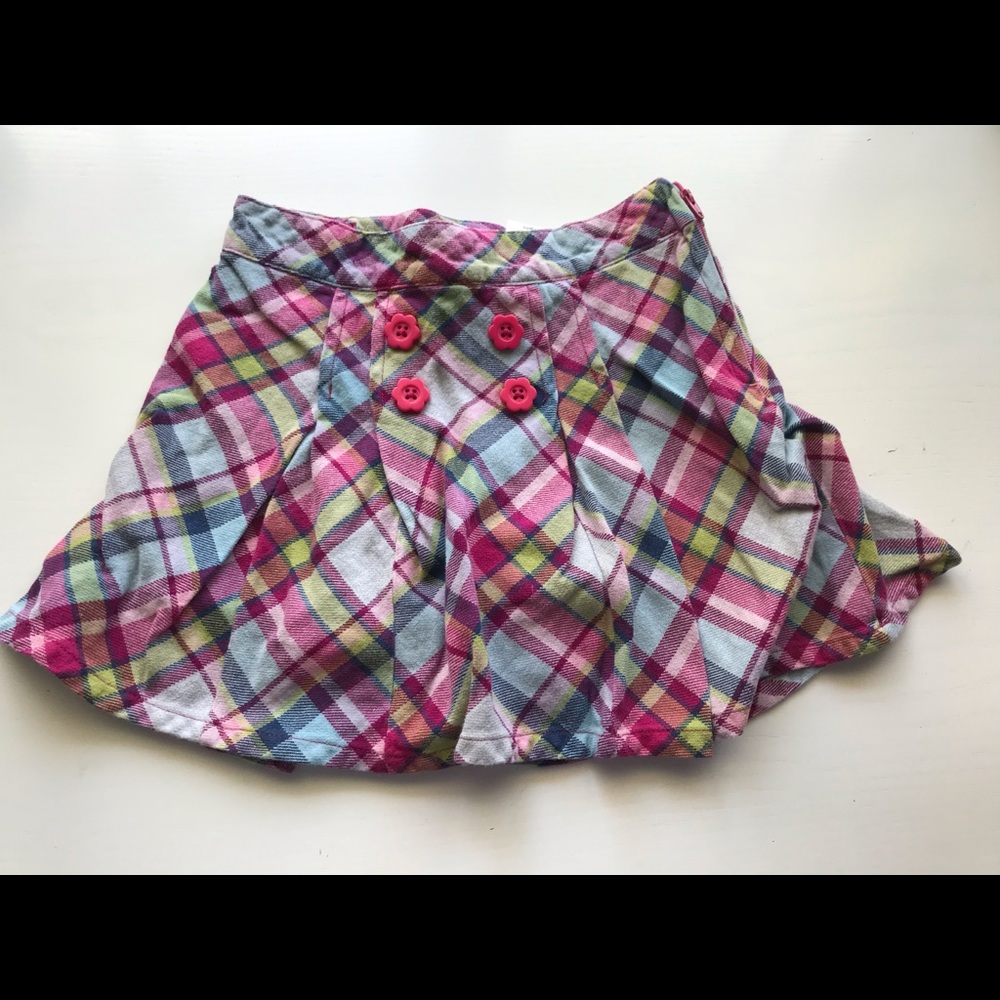 Gymboree Girls Mini Plaid Skirt